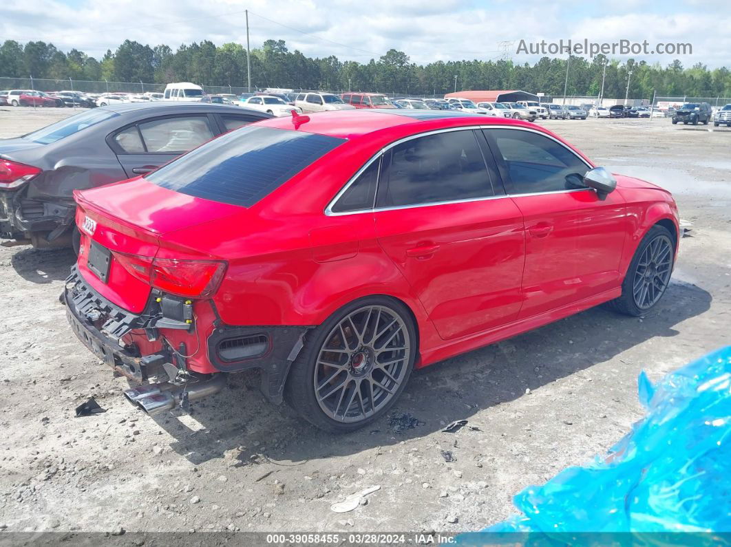 2015 Audi S3 2.0t Premium Plus Red vin: WAUFFGFFXF1093381