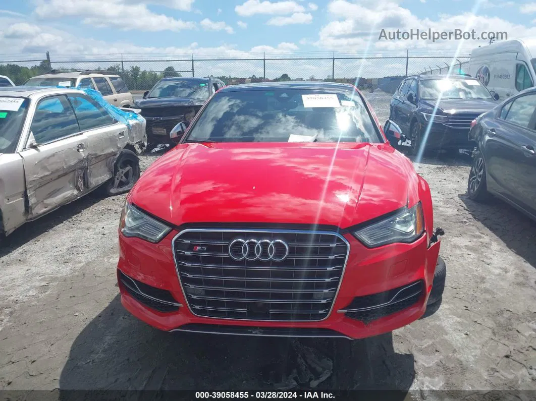 2015 Audi S3 2.0t Premium Plus Red vin: WAUFFGFFXF1093381