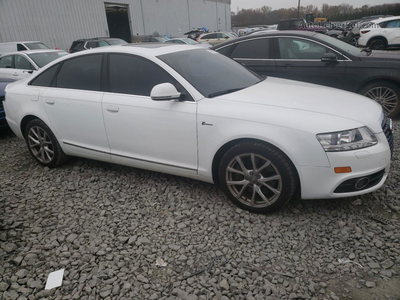 2011 Audi A6 Premium Plus White vin: WAUFGAFB0BN043972