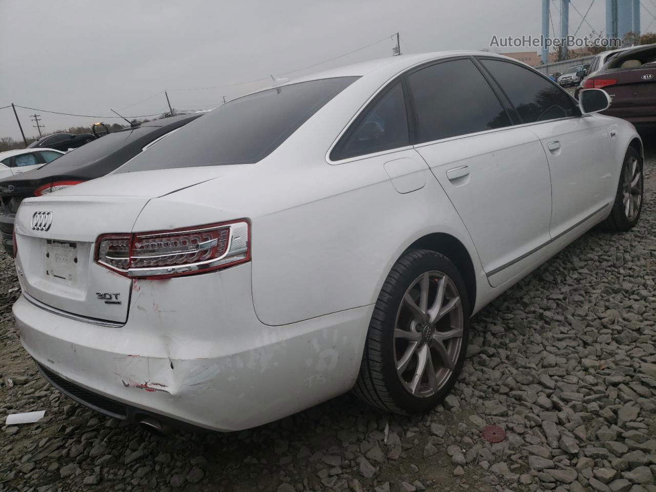 2011 Audi A6 Premium Plus White vin: WAUFGAFB0BN043972