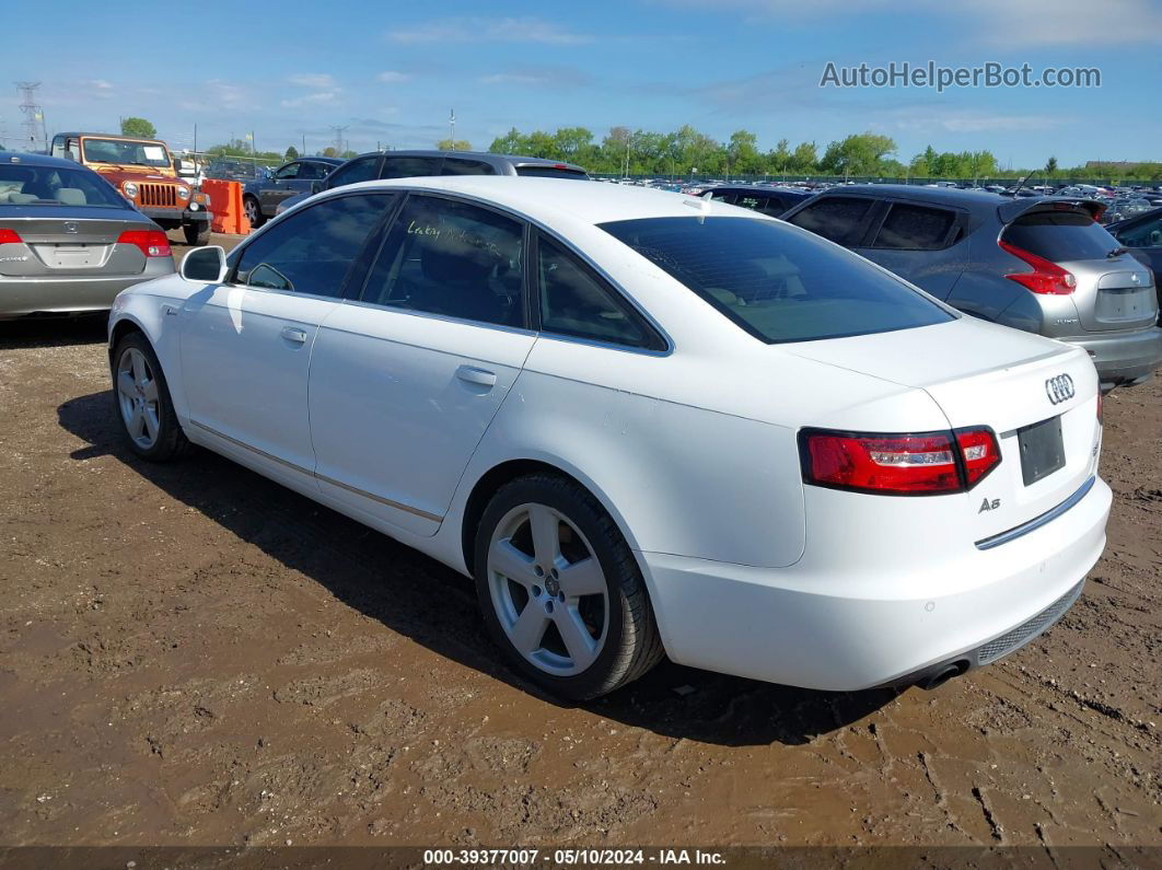 2011 Audi A6 3.0 Premium White vin: WAUFGAFB1BN013816