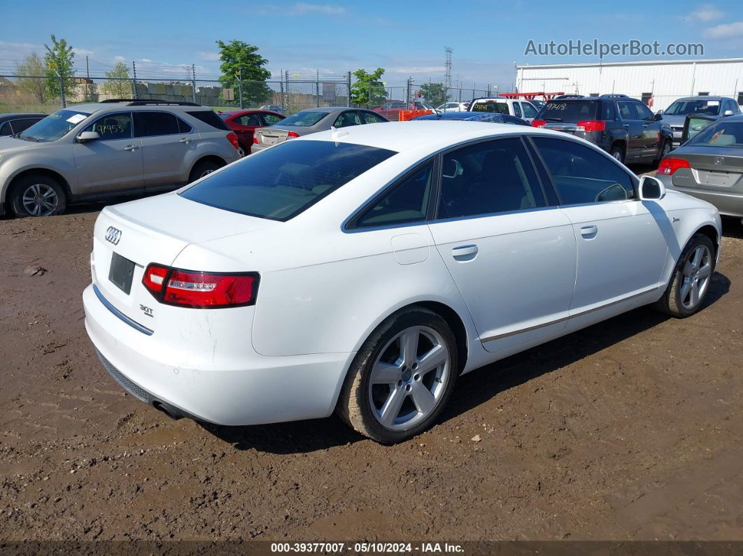 2011 Audi A6 3.0 Premium White vin: WAUFGAFB1BN013816