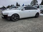 2011 Audi A6 Premium Plus White vin: WAUFGAFB1BN023651