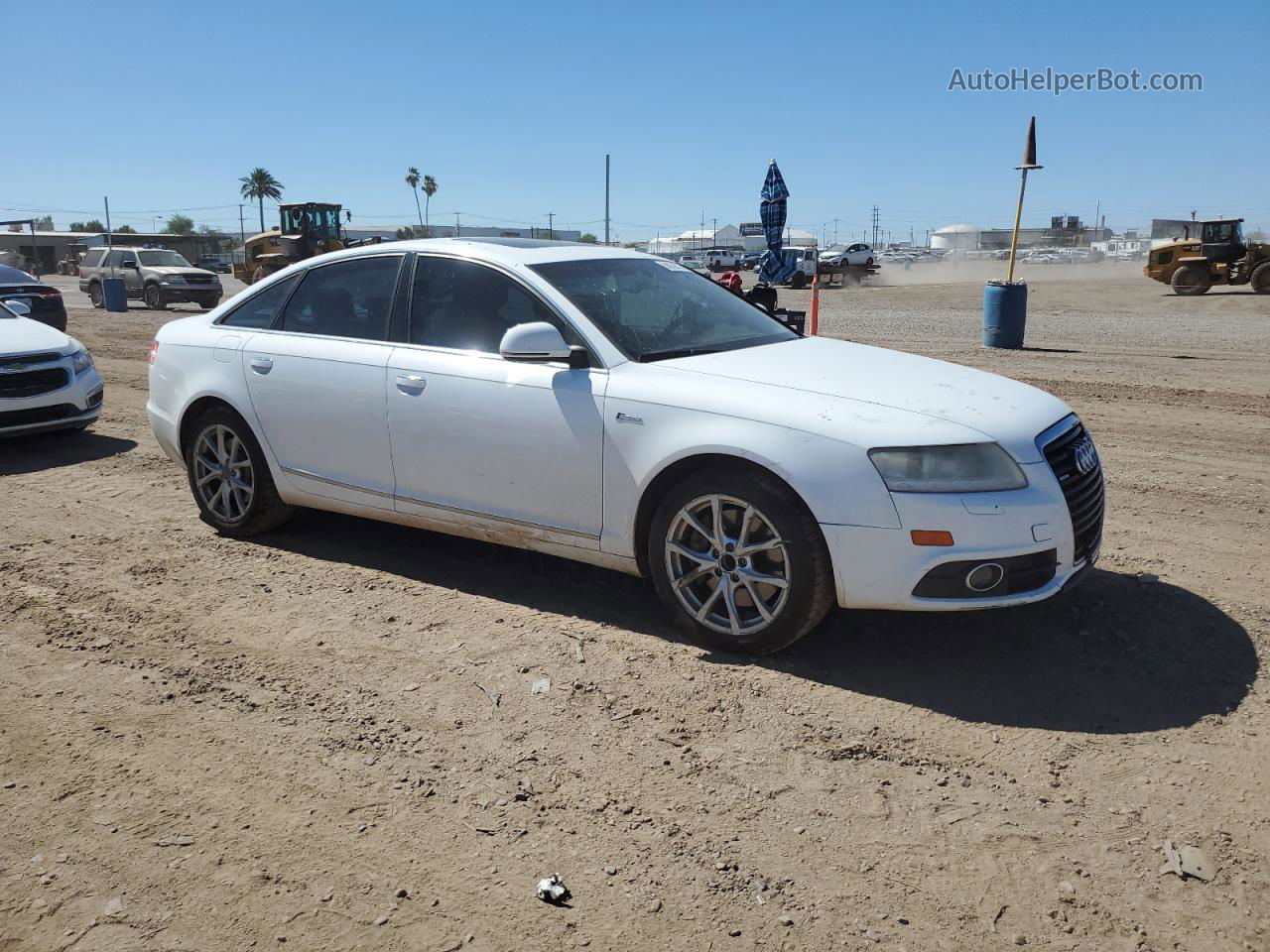 2011 Audi A6 Premium Plus White vin: WAUFGAFB3BN010805