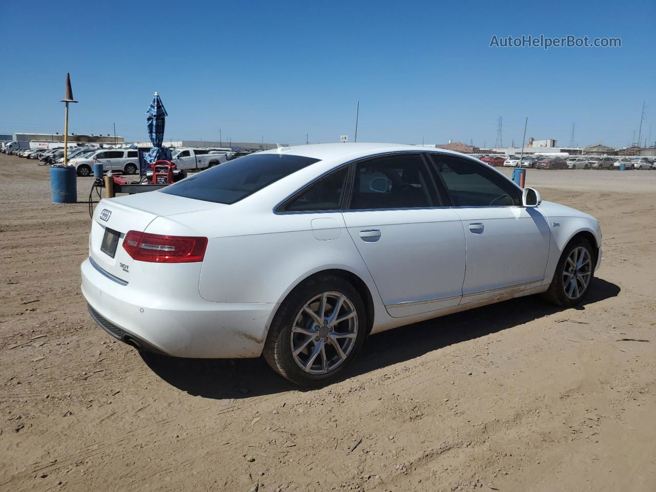 2011 Audi A6 Premium Plus White vin: WAUFGAFB3BN010805