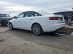 2011 Audi A6 Premium Plus White vin: WAUFGAFB6BN010510