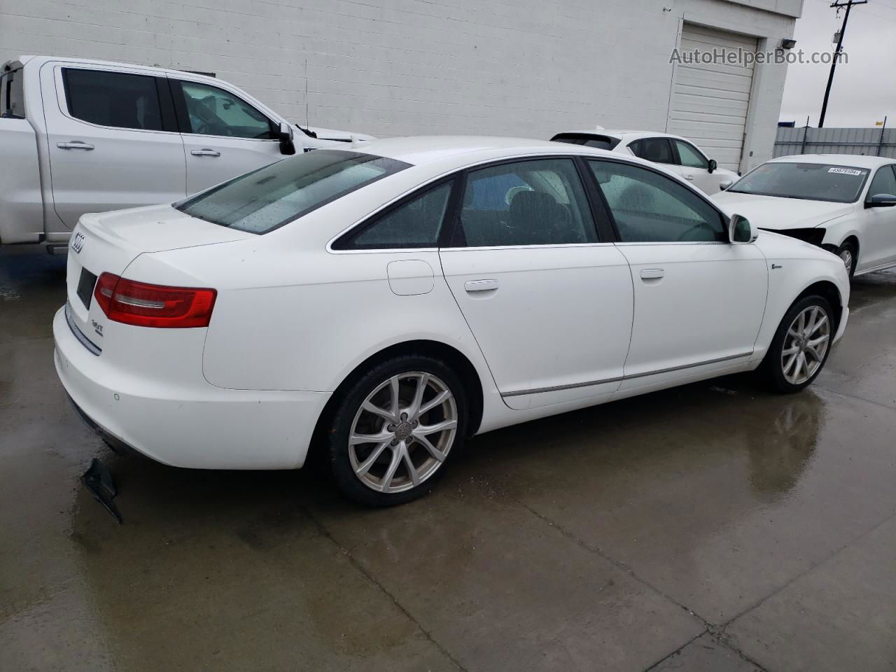 2011 Audi A6 Premium Plus Белый vin: WAUFGAFB6BN011494