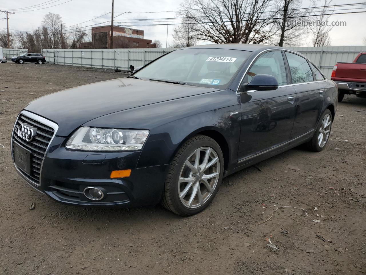 2011 Audi A6 Premium Plus Blue vin: WAUFGAFB6BN016114