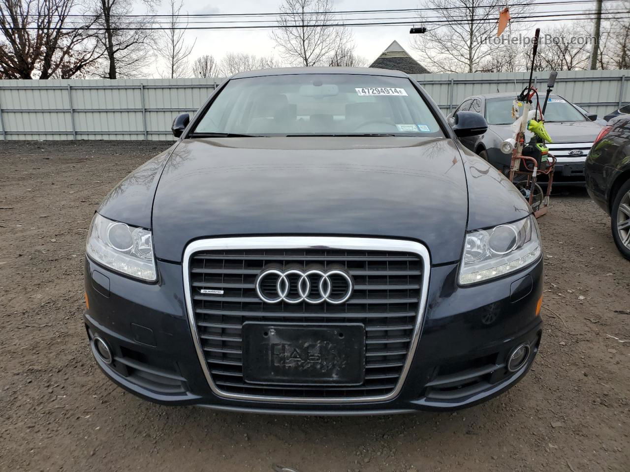 2011 Audi A6 Premium Plus Blue vin: WAUFGAFB6BN016114