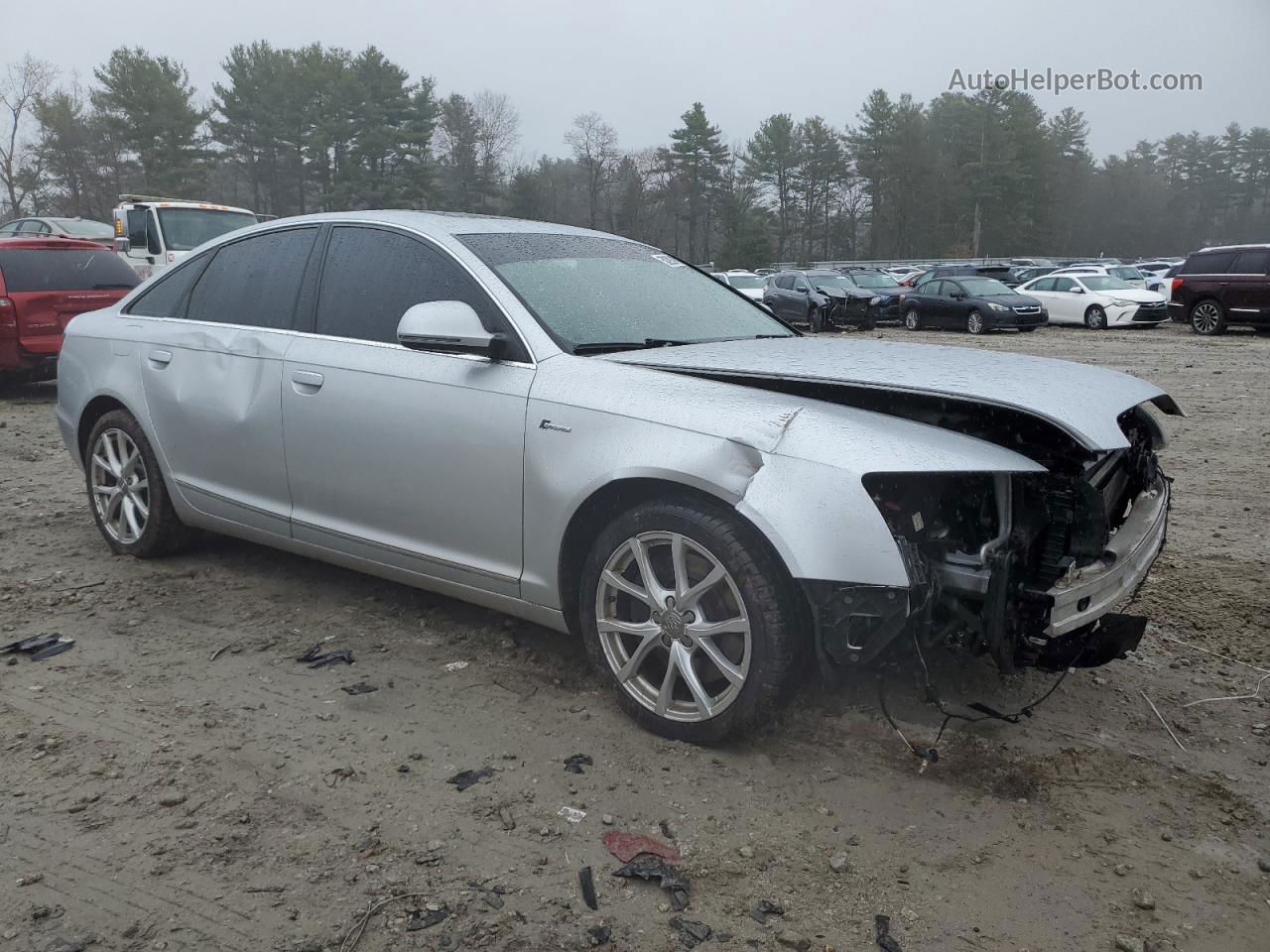 2011 Audi A6 Premium Plus Silver vin: WAUFGAFB6BN026223