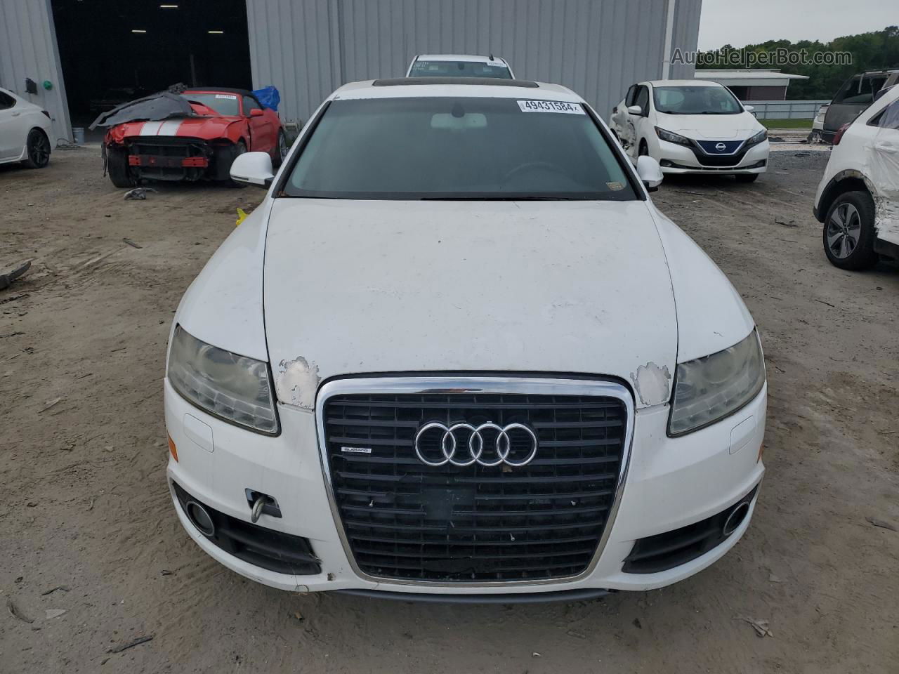 2011 Audi A6 Premium Plus Белый vin: WAUFGAFB7BN026294