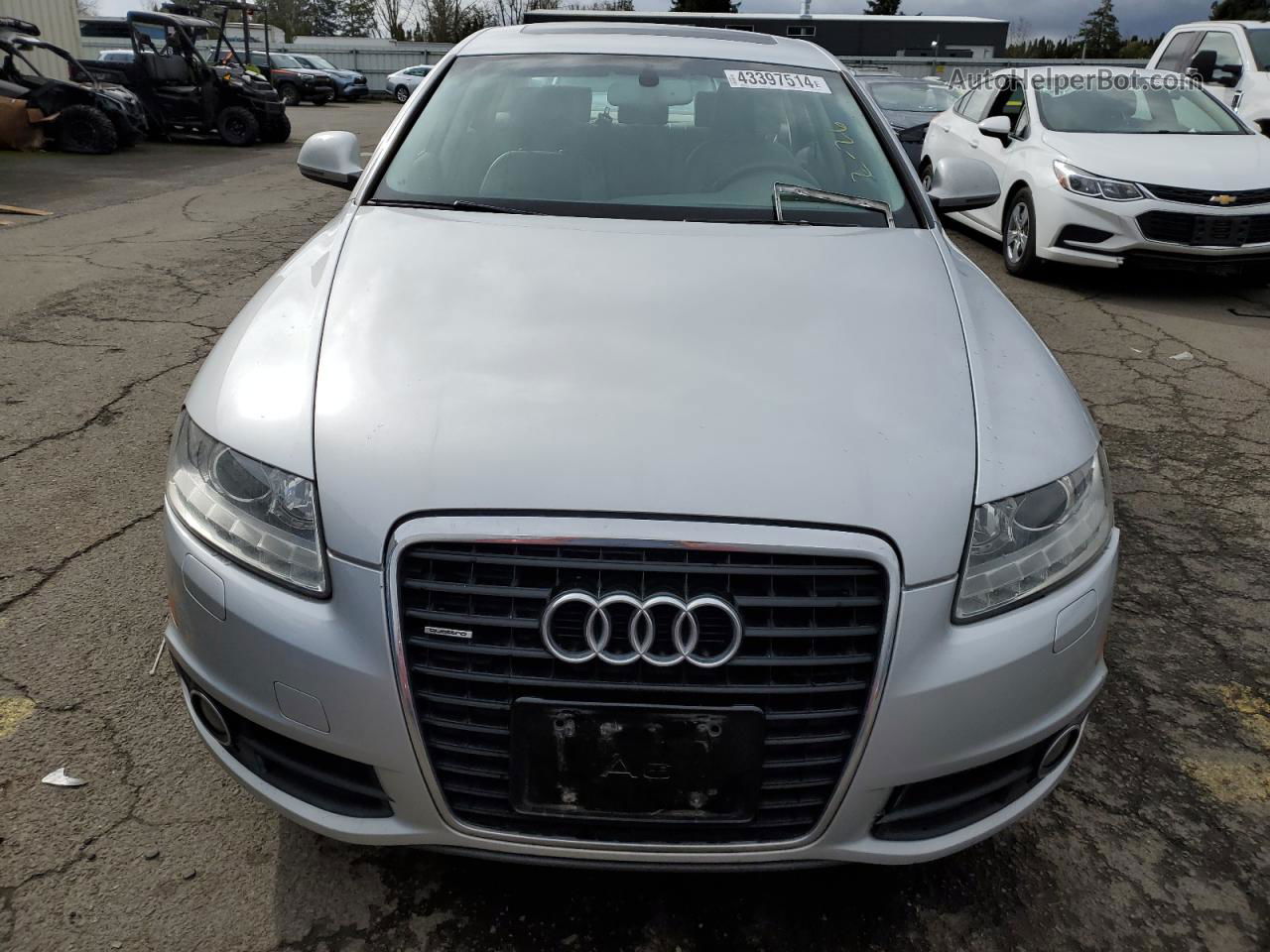 2011 Audi A6 Premium Plus Silver vin: WAUFGAFB7BN031561