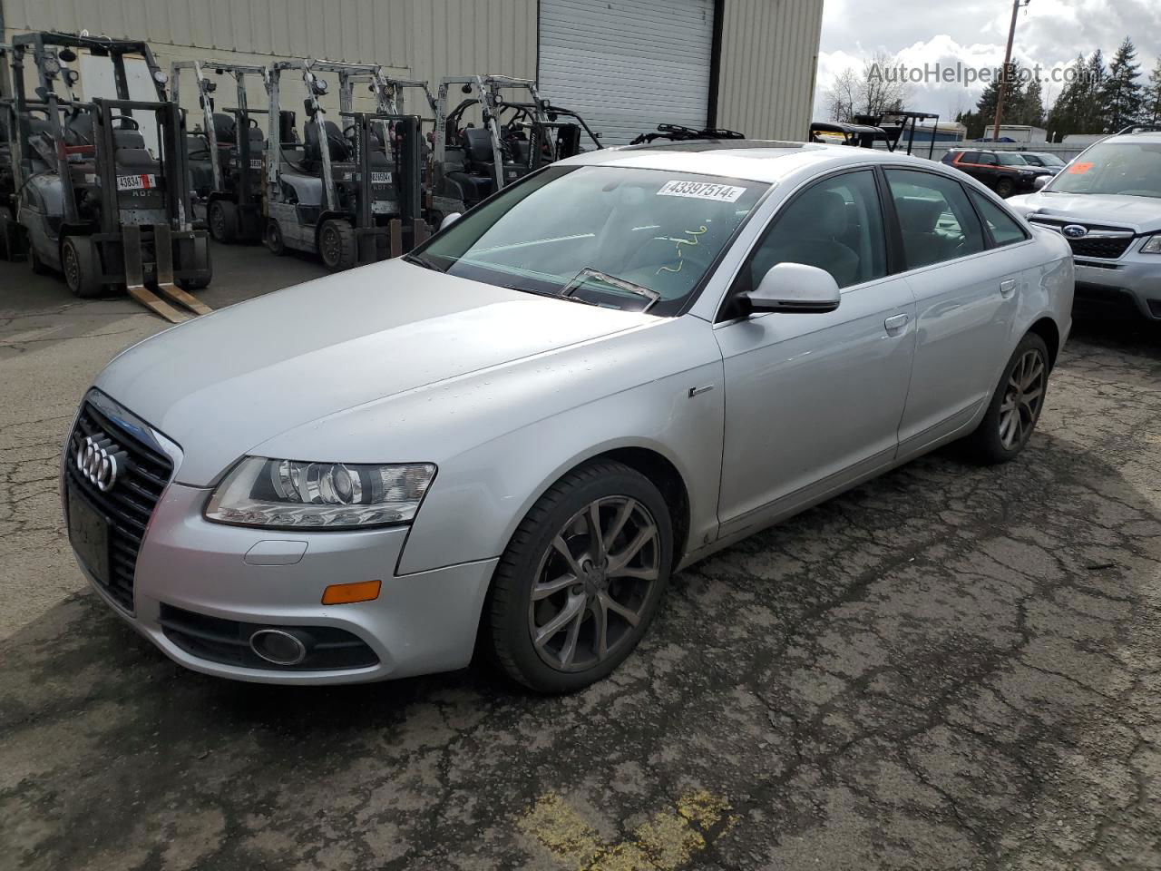 2011 Audi A6 Premium Plus Silver vin: WAUFGAFB7BN031561