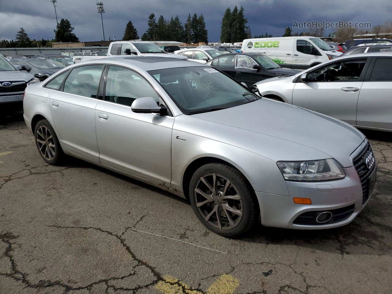 2011 Audi A6 Premium Plus Silver vin: WAUFGAFB7BN031561