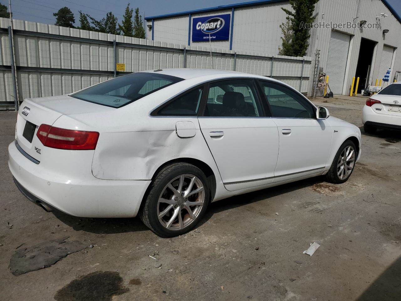 2011 Audi A6 Premium Plus White vin: WAUFGAFB7BN060316