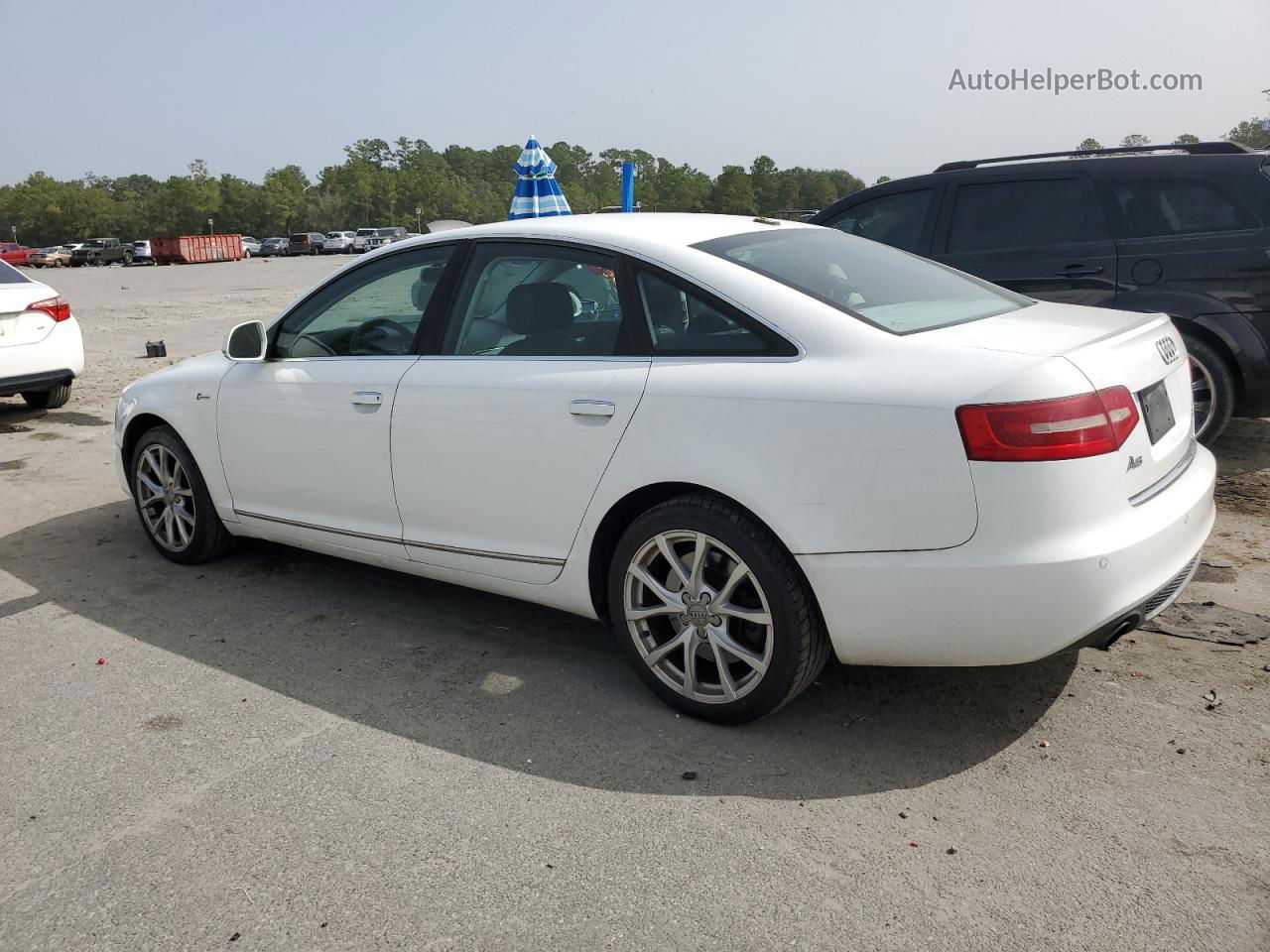 2011 Audi A6 Premium Plus White vin: WAUFGAFB7BN060316