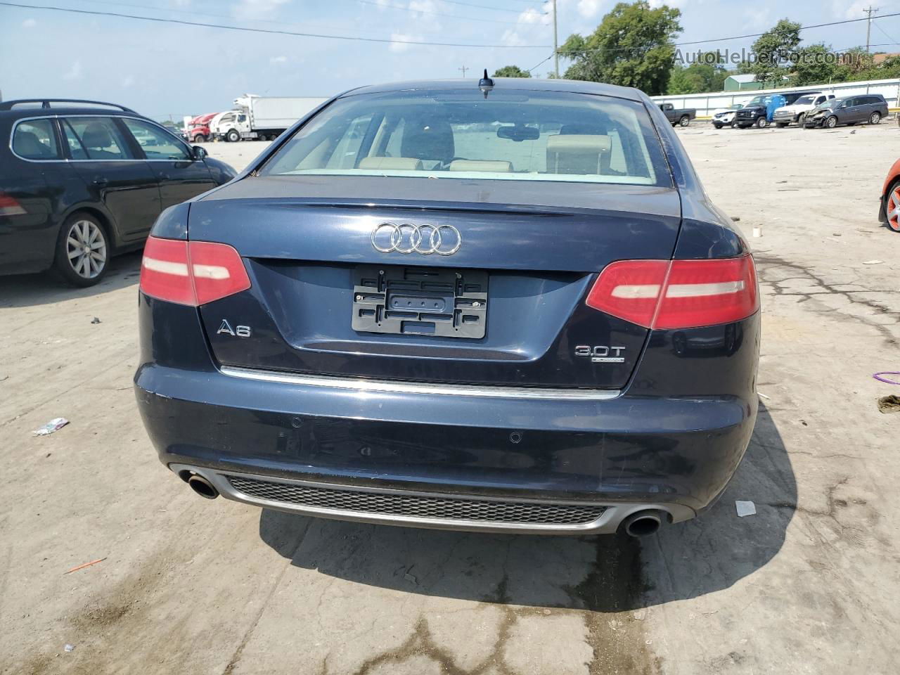 2011 Audi A6 Premium Plus Blue vin: WAUFGAFB8BN060311