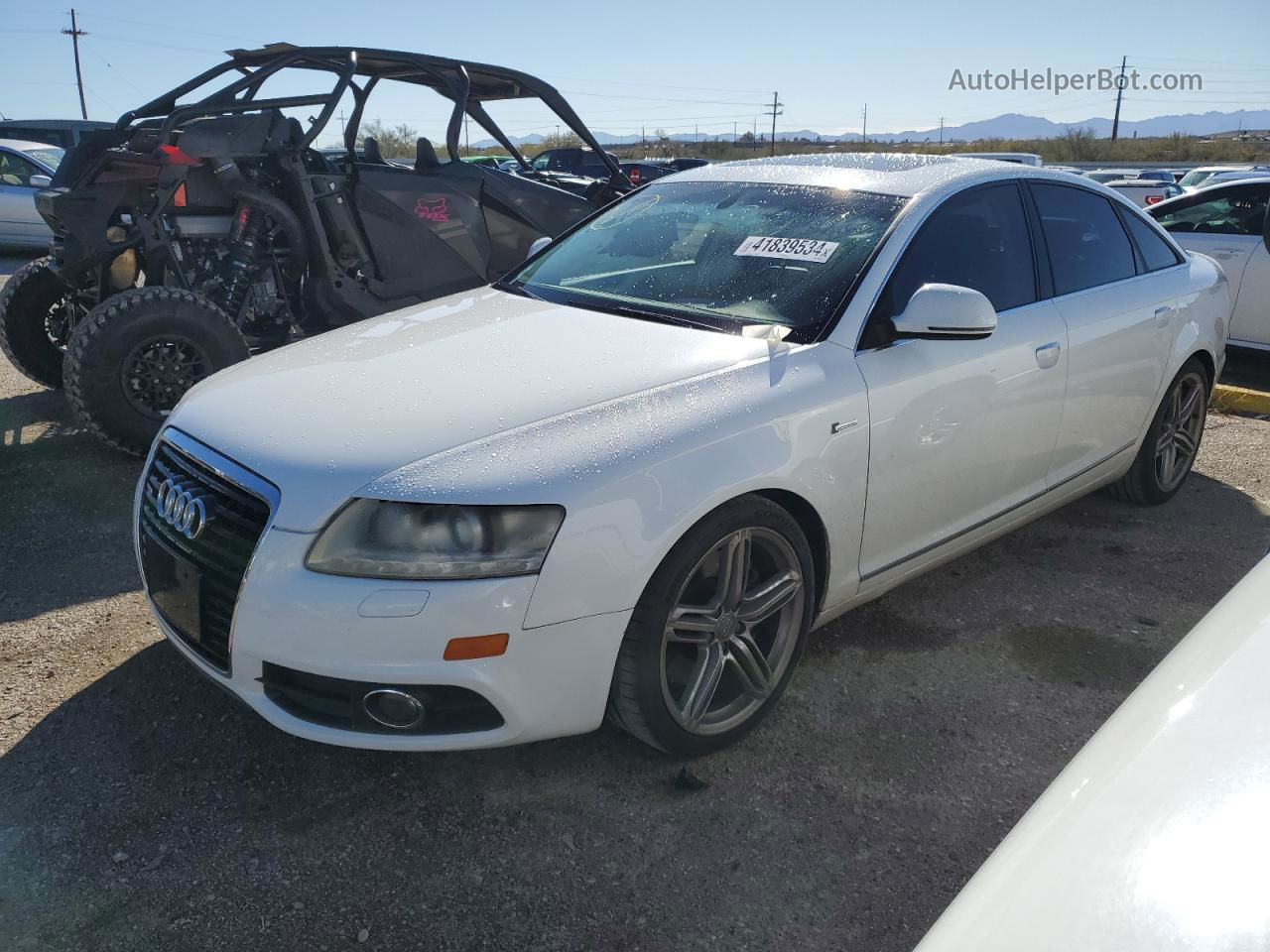 2011 Audi A6 Premium Plus Белый vin: WAUFGAFBXBN033675