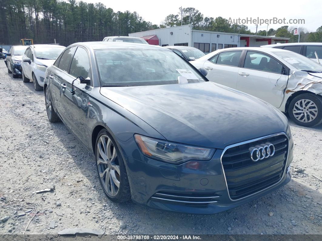 2014 Audi A6 3.0t Premium Plus Gray vin: WAUFGAFC0EN026862