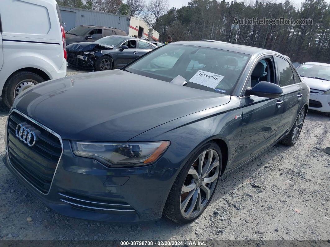 2014 Audi A6 3.0t Premium Plus Gray vin: WAUFGAFC0EN026862