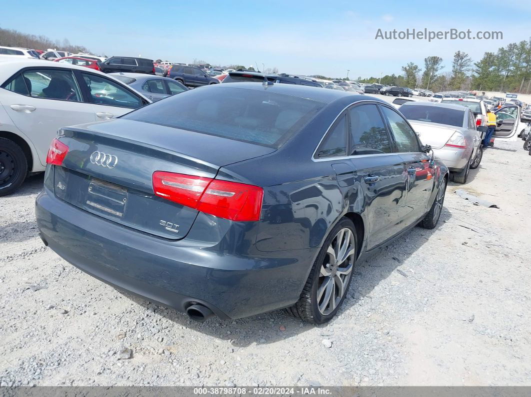 2014 Audi A6 3.0t Premium Plus Gray vin: WAUFGAFC0EN026862