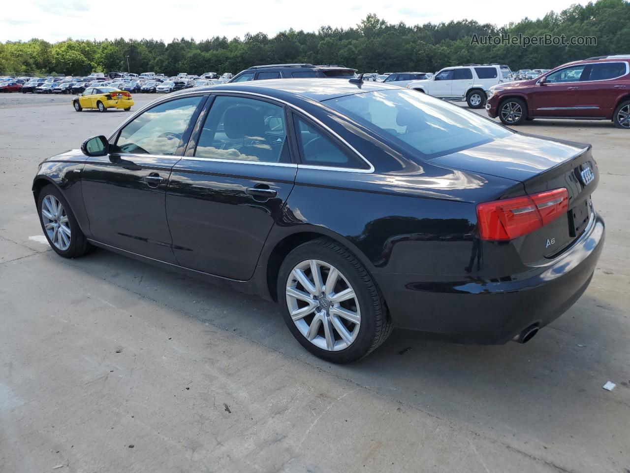 2014 Audi A6 Premium Plus Black vin: WAUFGAFC0EN054712