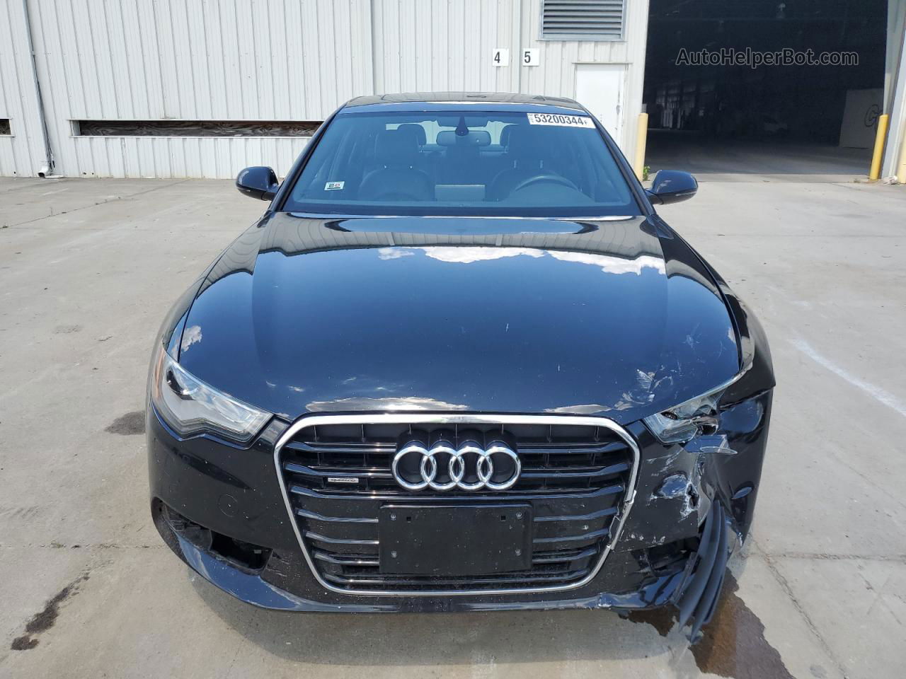 2014 Audi A6 Premium Plus Black vin: WAUFGAFC0EN054712