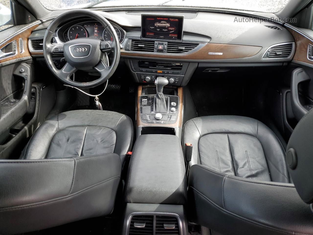 2014 Audi A6 Premium Plus Белый vin: WAUFGAFC0EN081957