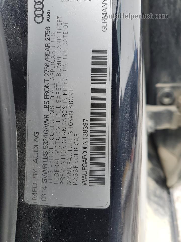 2014 Audi A6 Premium Plus Синий vin: WAUFGAFC0EN138397