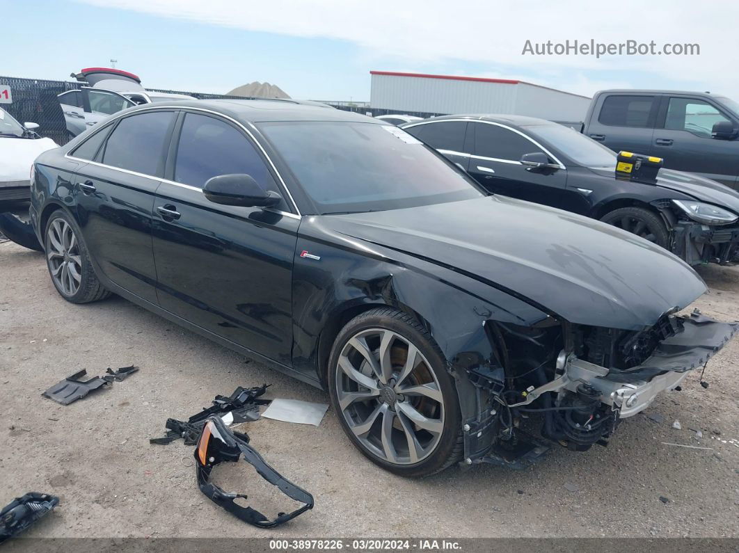 2014 Audi A6 3.0t Premium Plus Black vin: WAUFGAFC1EN048479