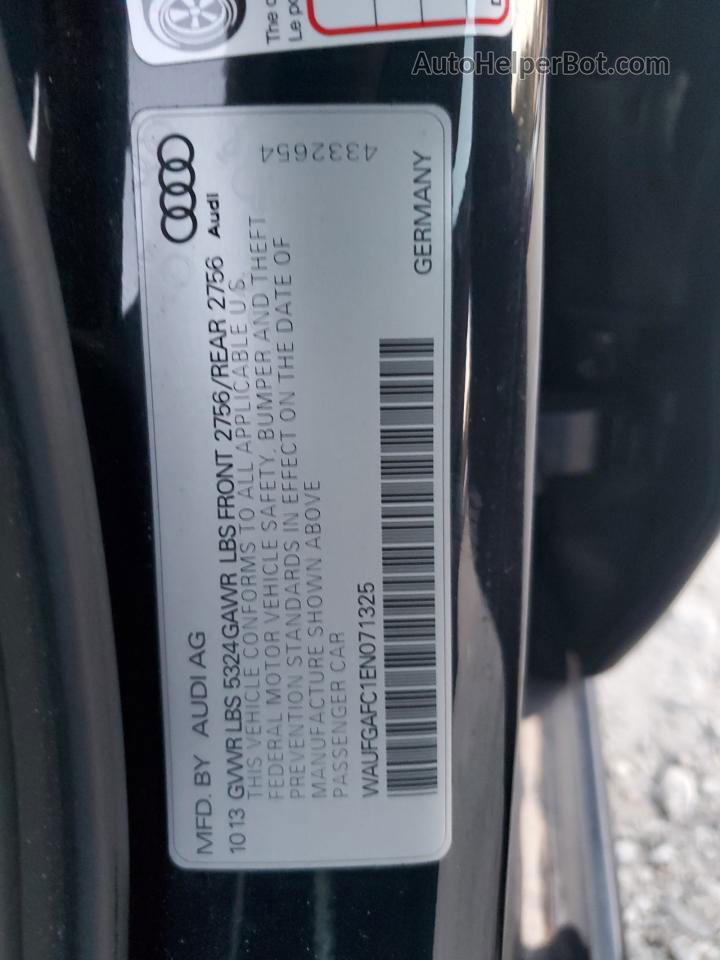 2014 Audi A6 Premium Plus Blue vin: WAUFGAFC1EN071325