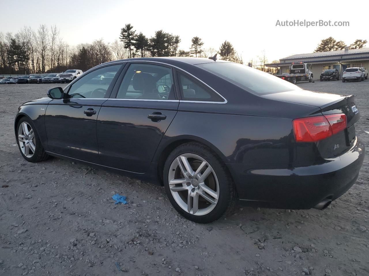 2014 Audi A6 Premium Plus Blue vin: WAUFGAFC1EN071325