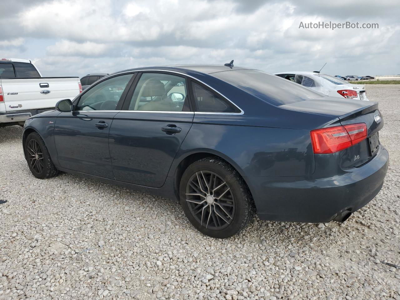 2014 Audi A6 Premium Plus Gray vin: WAUFGAFC1EN071969