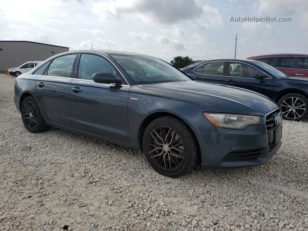 2014 Audi A6 Premium Plus Gray vin: WAUFGAFC1EN071969