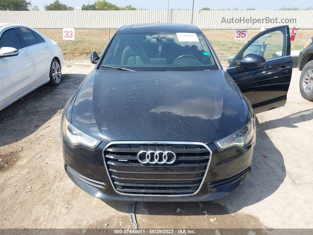 2014 Audi A6 3.0t Premium Plus Черный vin: WAUFGAFC1EN102900