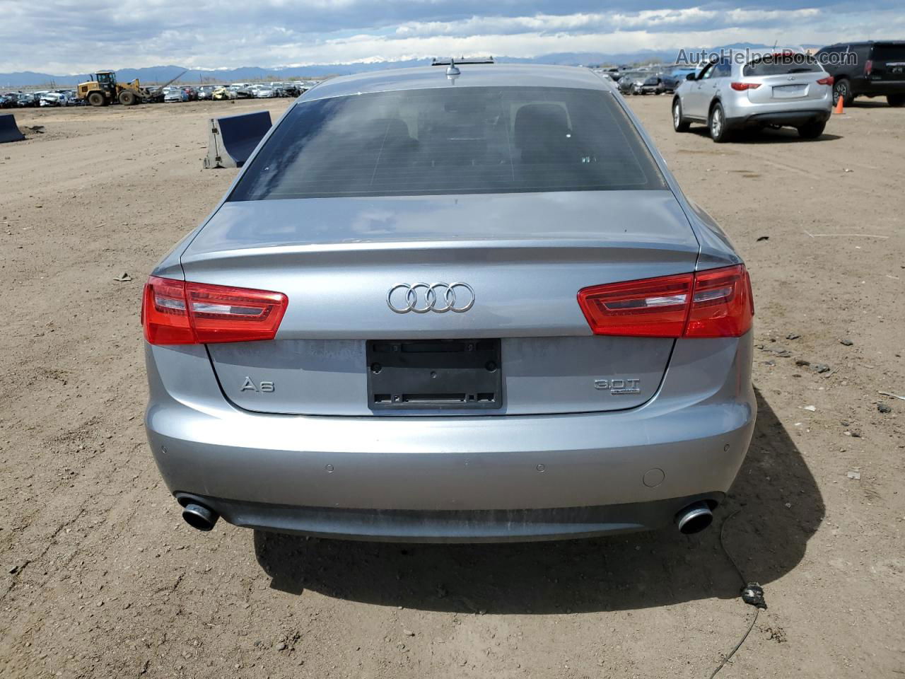 2014 Audi A6 Premium Plus Silver vin: WAUFGAFC1EN147240