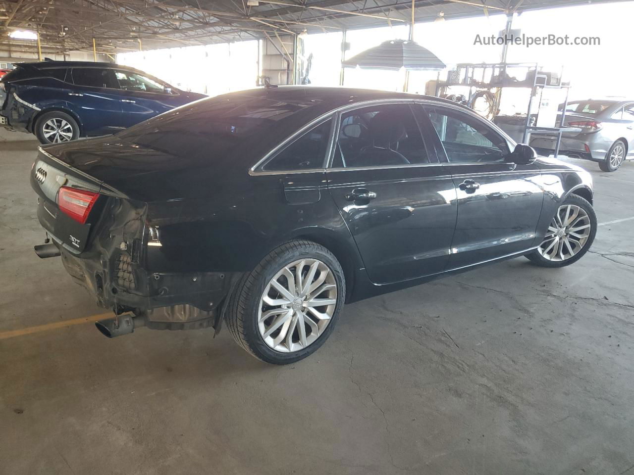 2014 Audi A6 Premium Plus Black vin: WAUFGAFC2EN008976