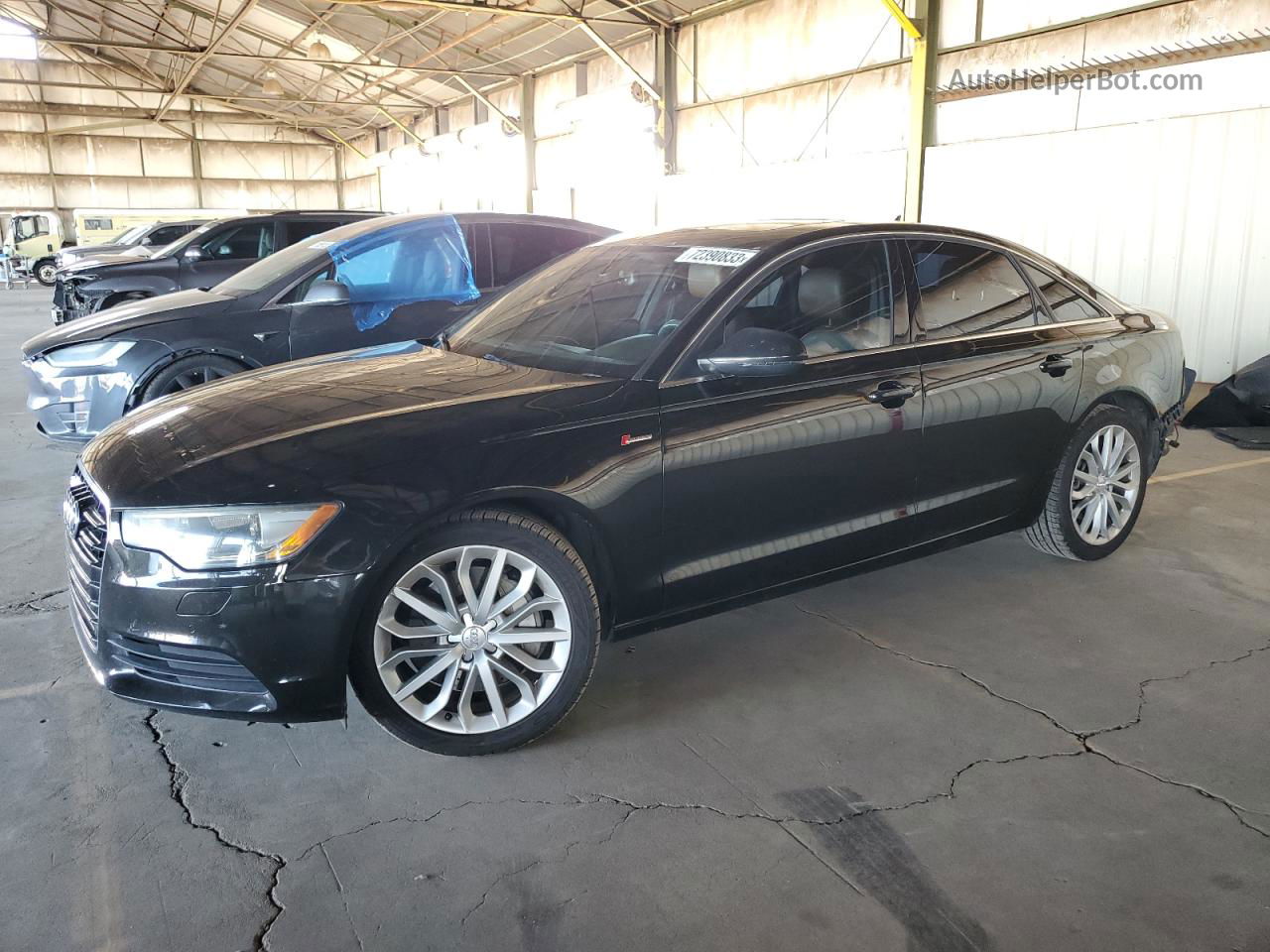 2014 Audi A6 Premium Plus Black vin: WAUFGAFC2EN008976