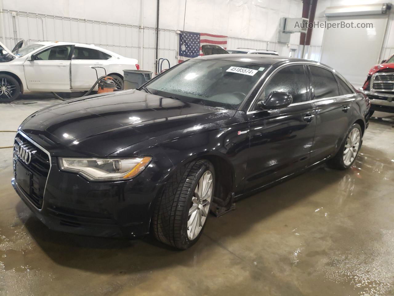 2014 Audi A6 Premium Plus Black vin: WAUFGAFC2EN035269