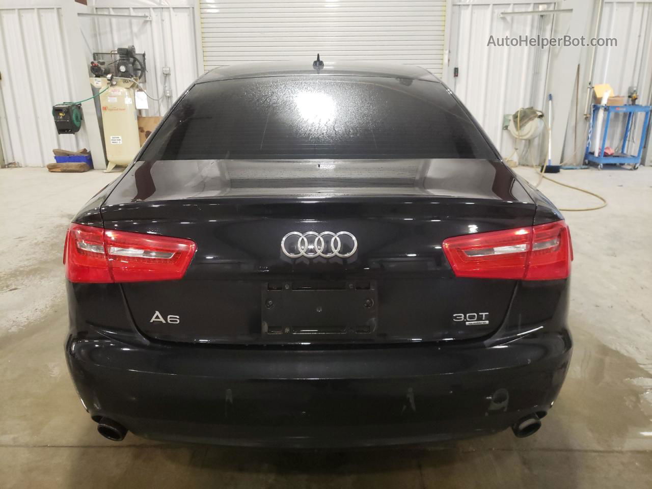 2014 Audi A6 Premium Plus Black vin: WAUFGAFC2EN035269