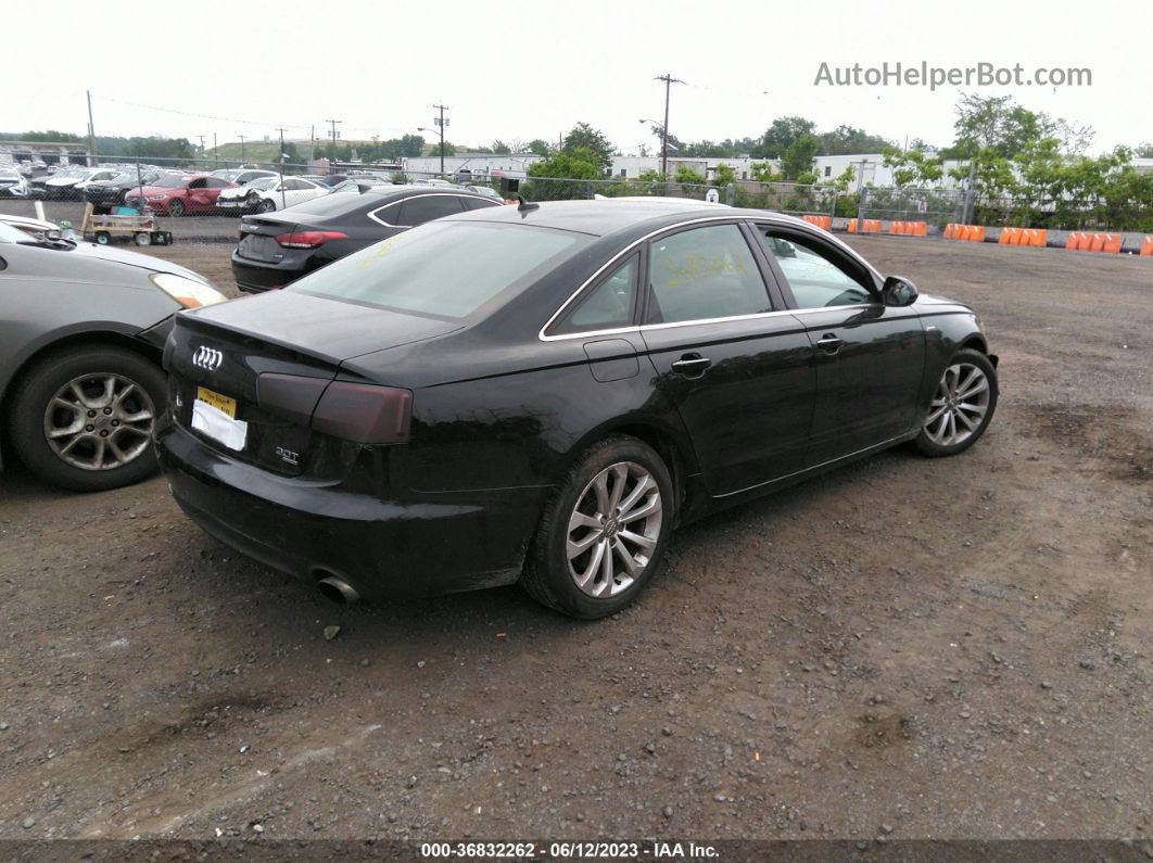 2014 Audi A6 3.0t Premium Plus Black vin: WAUFGAFC2EN054811