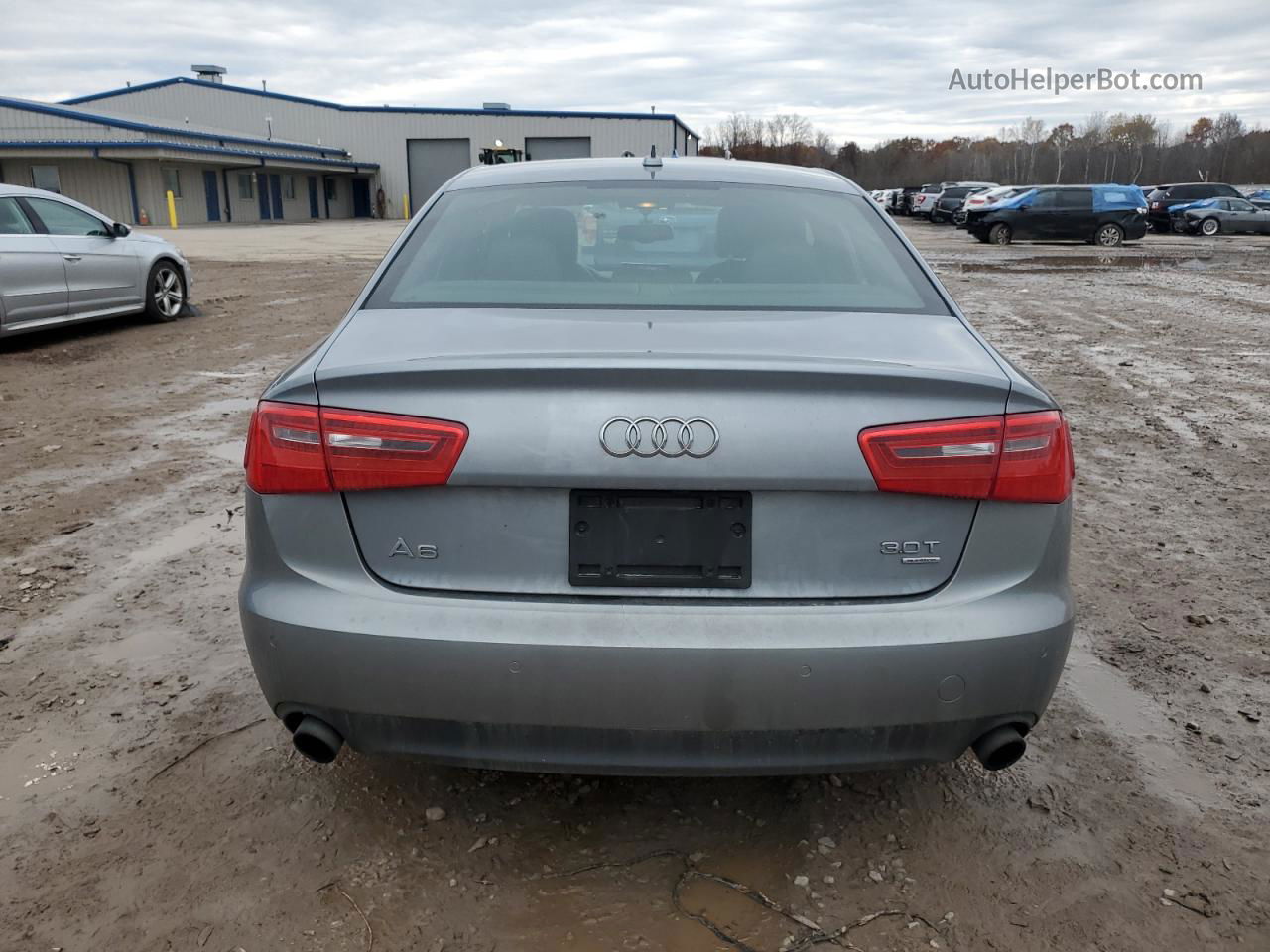 2014 Audi A6 Premium Plus Серебряный vin: WAUFGAFC2EN088912