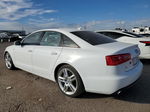 2014 Audi A6 Premium Plus White vin: WAUFGAFC2EN097075