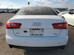 2014 Audi A6 Premium Plus White vin: WAUFGAFC2EN097075