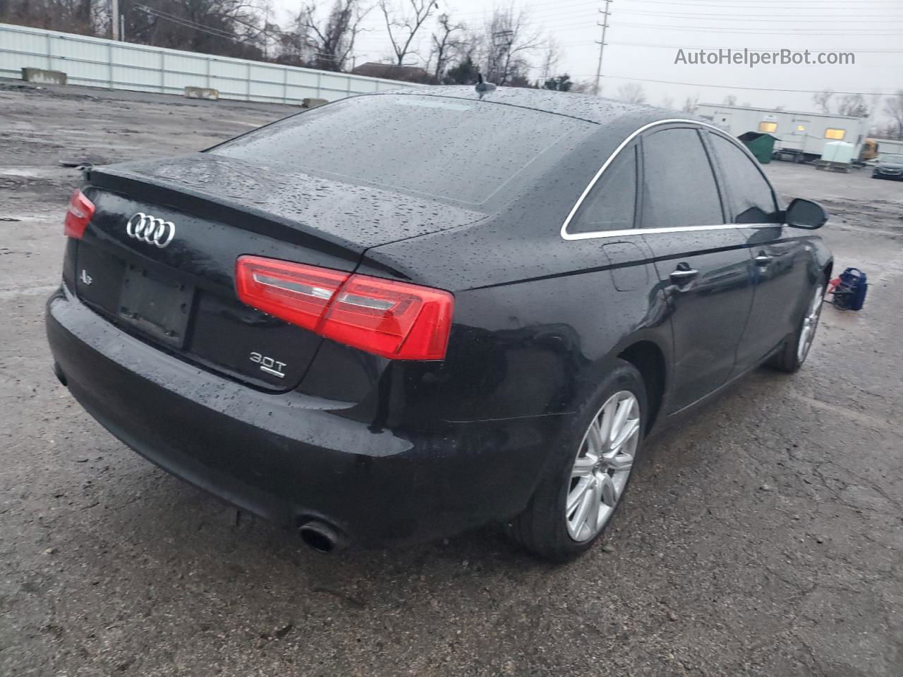 2014 Audi A6 Premium Plus Black vin: WAUFGAFC3EN061590