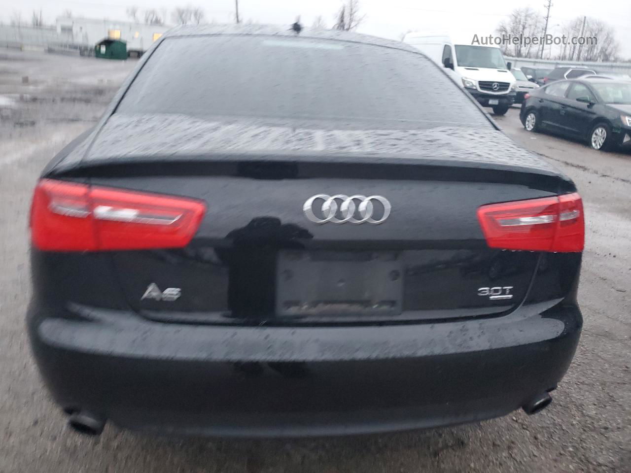 2014 Audi A6 Premium Plus Black vin: WAUFGAFC3EN061590