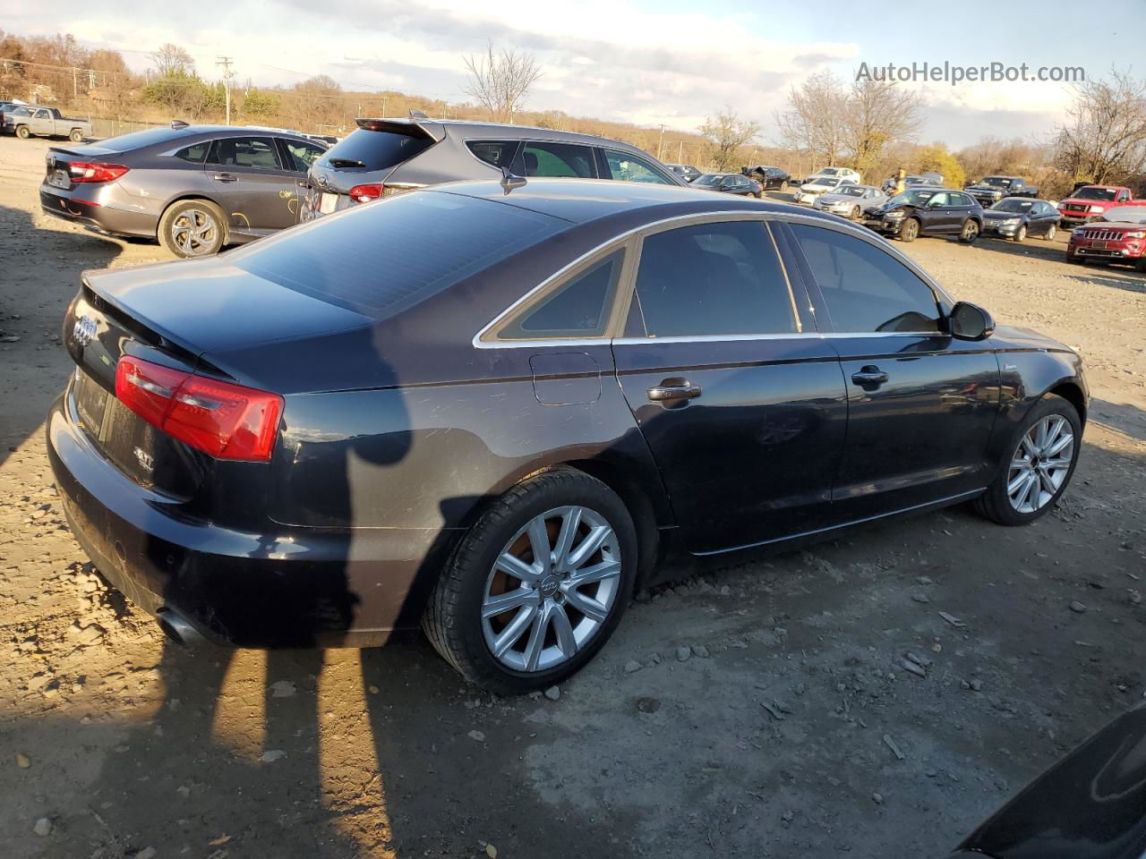 2014 Audi A6 Premium Plus Blue vin: WAUFGAFC3EN067891