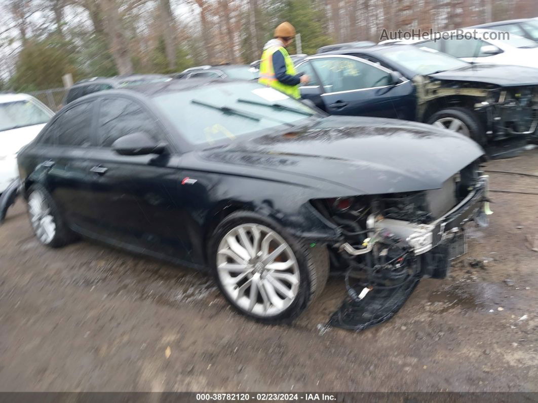 2014 Audi A6 3.0t Premium Plus Black vin: WAUFGAFC3EN075120