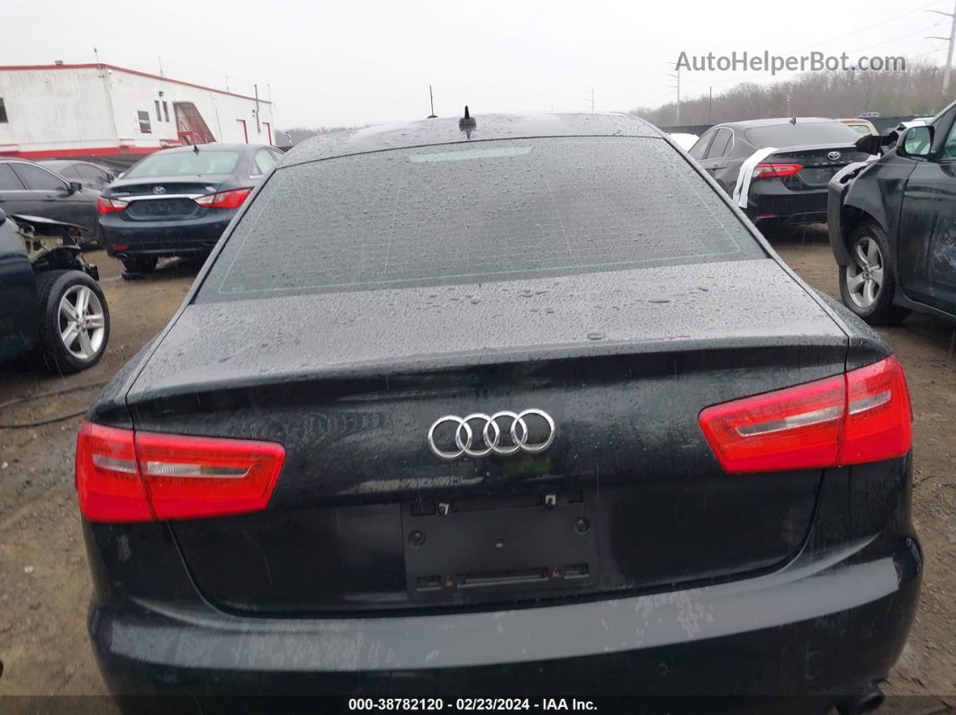 2014 Audi A6 3.0t Premium Plus Black vin: WAUFGAFC3EN075120