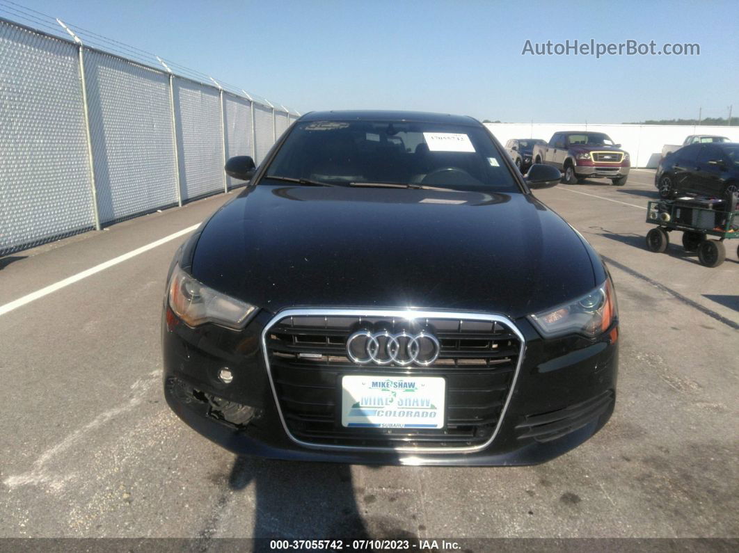 2014 Audi A6 3.0t Premium Plus Черный vin: WAUFGAFC3EN078289